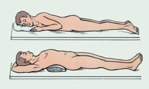 Vị trí cơ thể với những cơn đau ở cột sống